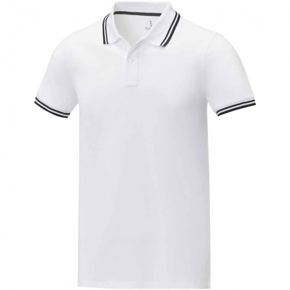 Logotrade promotional items photo of: Amarago short sleeve men's tipping polo