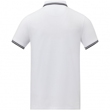 Logo trade promotional giveaway photo of: Amarago short sleeve men's tipping polo