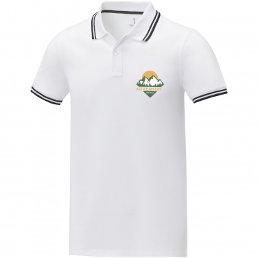 Logotrade promotional giveaway picture of: Amarago short sleeve men's tipping polo