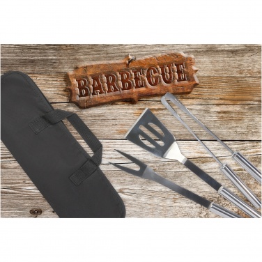 Logotrade promotional gift picture of: Barcabo BBQ 3-piece set
