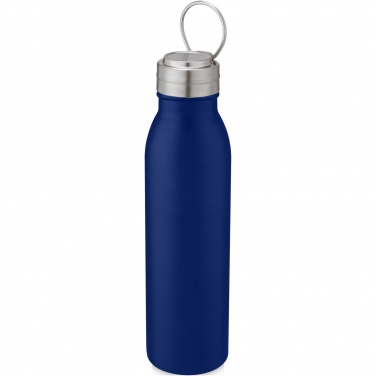 Logo trade promotional gift photo of: Harper 700 ml stainless steel water bottle with metal loop