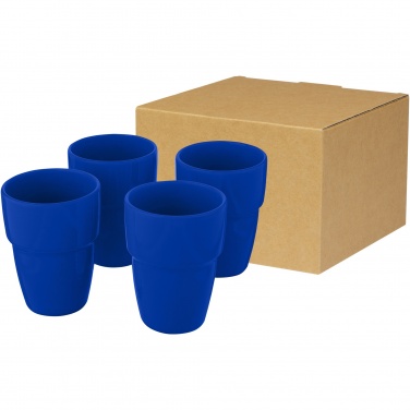 Logotrade advertising products photo of: Staki 4-piece 280 ml stackable mug gift set