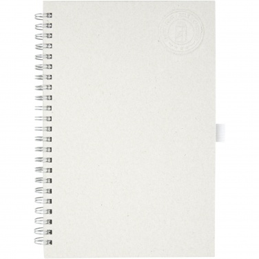 Logo trade corporate gift photo of: Dairy Dream A5 size reference recycled milk cartons spiral notebook