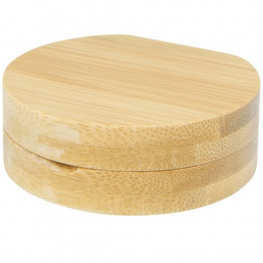 Logotrade promotional gift image of: Afrodit bamboo pocket mirror