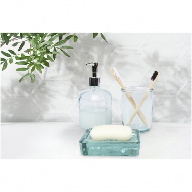 Logo trade corporate gifts picture of: Jabony 3-piece recycled glass bathroom set