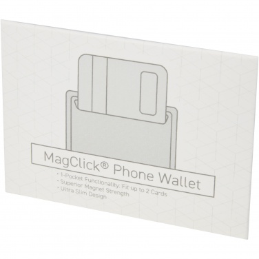 Logo trade business gifts image of: Magclick phone wallet