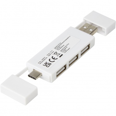 Logo trade advertising products picture of: Mulan dual USB 2.0 hub