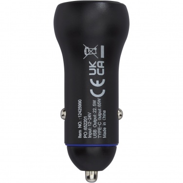 Logo trade corporate gift photo of: Pilot dual 55W USB-C/USB-A car charger