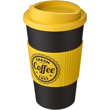 Logo trade promotional giveaway photo of: Americano® 350 ml insulated tumbler with grip