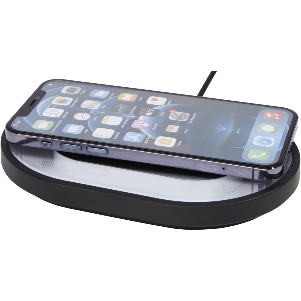Logotrade promotional product picture of: Ray wireless charging pad with RGB mood light