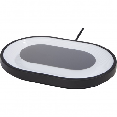 Logo trade promotional giveaways image of: Ray wireless charging pad with RGB mood light