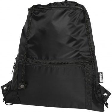 Logo trade promotional merchandise photo of: Adventure recycled insulated drawstring bag 9L