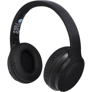 Logo trade promotional merchandise photo of: Loop recycled plastic Bluetooth® headphones