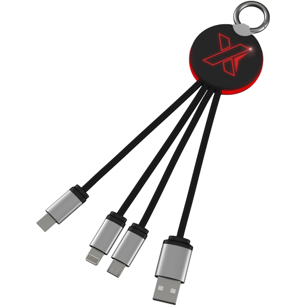 Logo trade corporate gifts image of: SCX.design C16 ring light-up cable