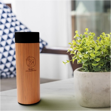 Logo trade promotional giveaways picture of: SCX.design D11 500 ml bamboo smart bottle