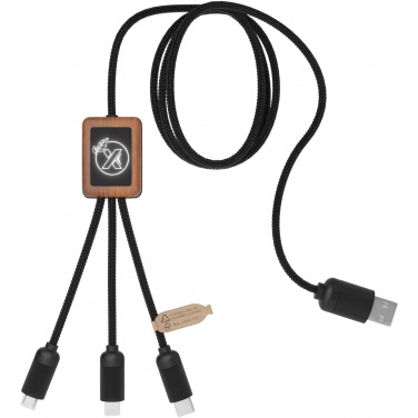 Logo trade promotional product photo of: SCX.design C29 3-in-1 bamboo cable