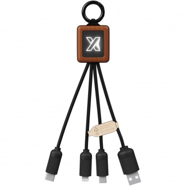 Logo trade promotional merchandise picture of: SCX.design C19 wooden easy to use cable