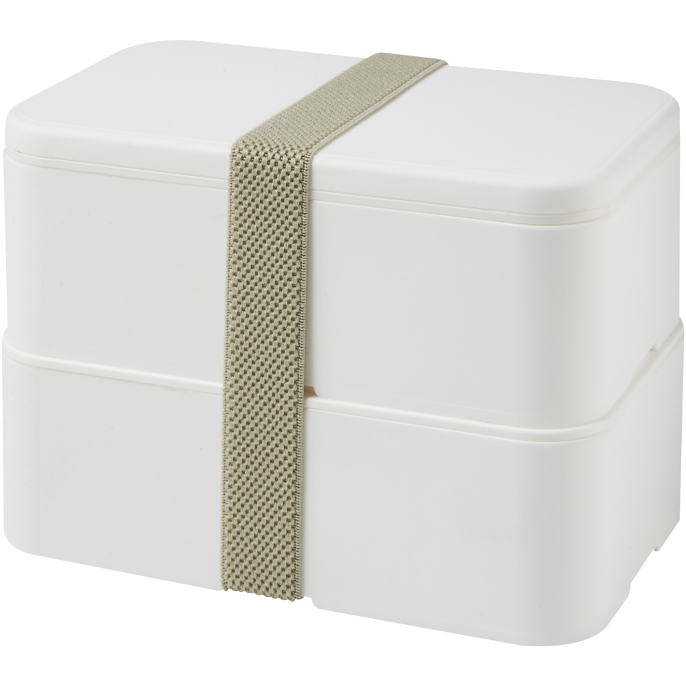 Logo trade promotional merchandise picture of: MIYO double layer lunch box
