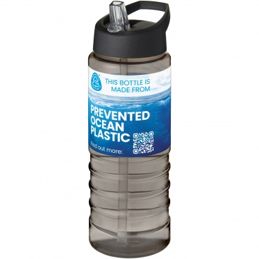 Logotrade promotional giveaway image of: H2O Active® Eco Treble 750 ml spout lid sport bottle 