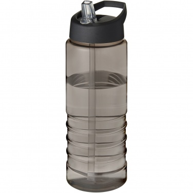 Logo trade promotional merchandise picture of: H2O Active® Eco Treble 750 ml spout lid sport bottle 