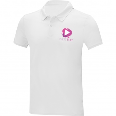 Logo trade promotional giveaways picture of: Deimos short sleeve men's cool fit polo