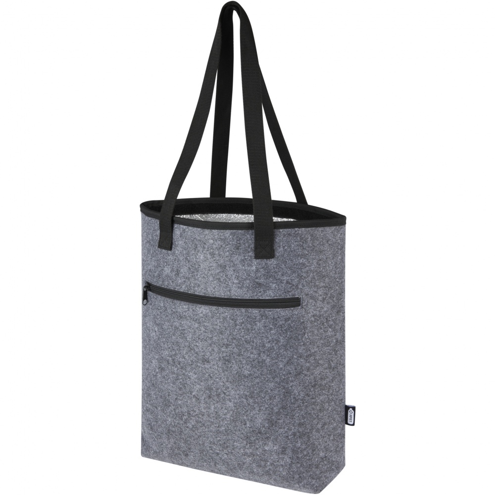 Logo trade promotional merchandise picture of: Felta GRS recycled felt cooler tote bag 12L
