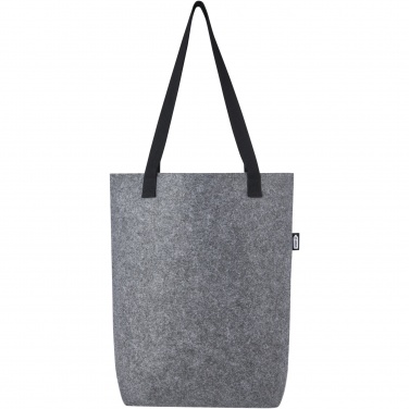 Logo trade promotional giveaways picture of: Felta GRS recycled felt tote bag with wide bottom 12L