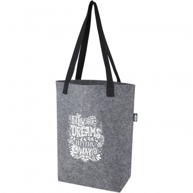 Logotrade promotional merchandise photo of: Felta GRS recycled felt tote bag with wide bottom 12L