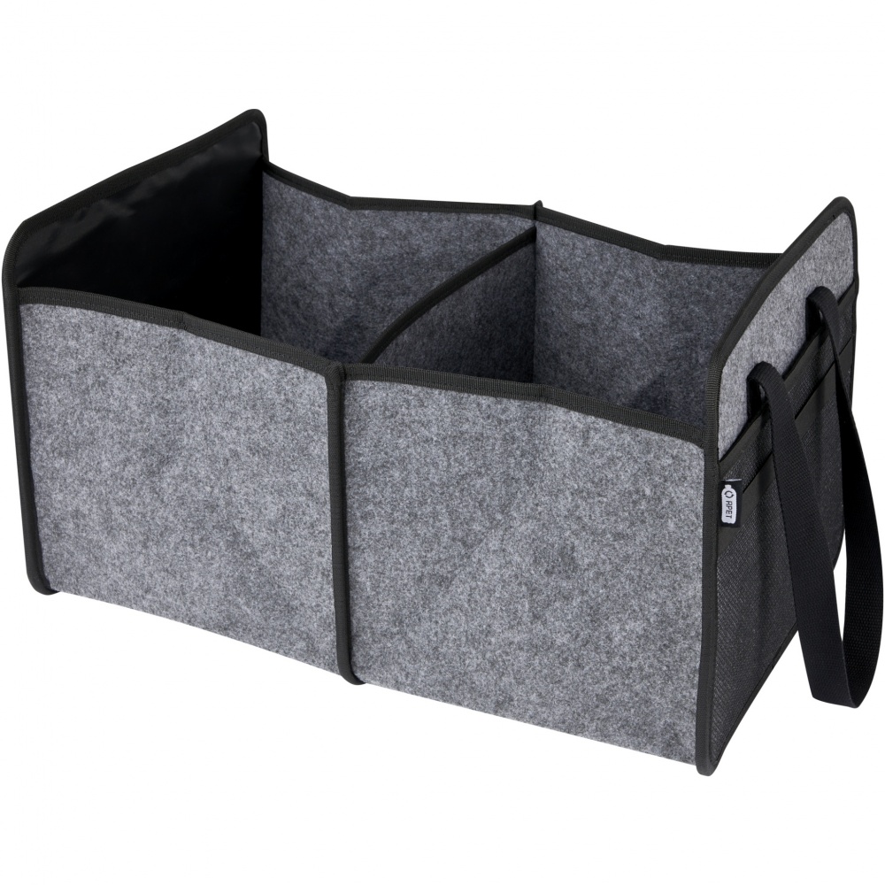Logotrade promotional item image of: Felta GRS recycled felt foldable car organiser
