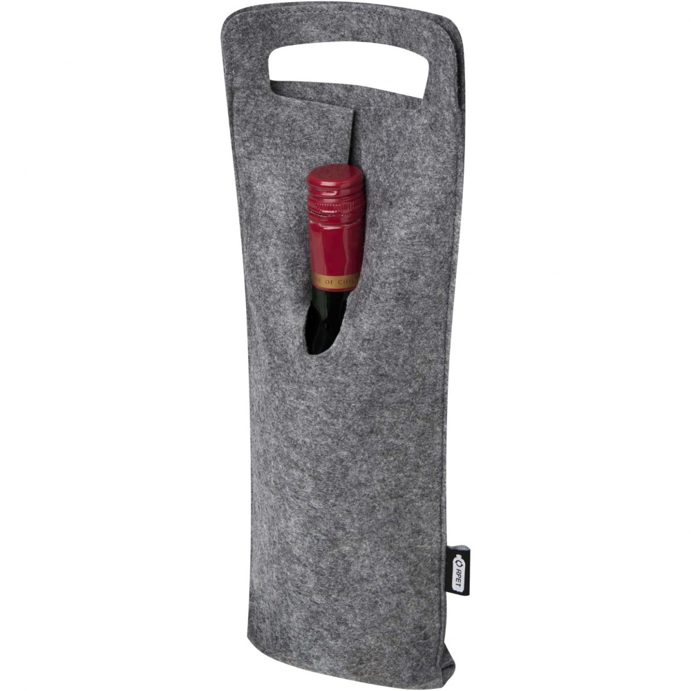 Logotrade promotional merchandise photo of: Felta 75 cl GRS recycled felt wine bag