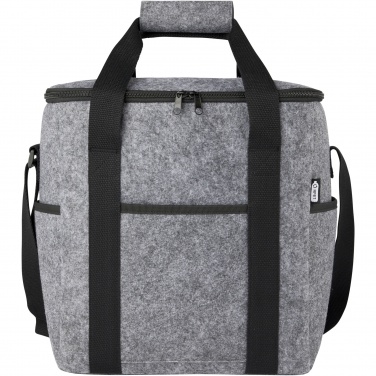 Logo trade promotional merchandise image of: Felta GRS recycled felt bottle cooler bag 21L