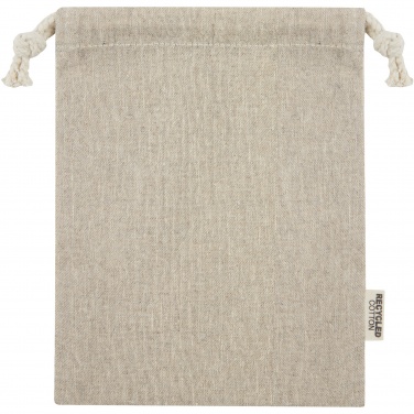 Logo trade promotional giveaways image of: Pheebs 150 g/m² GRS recycled cotton gift bag small 0.5L