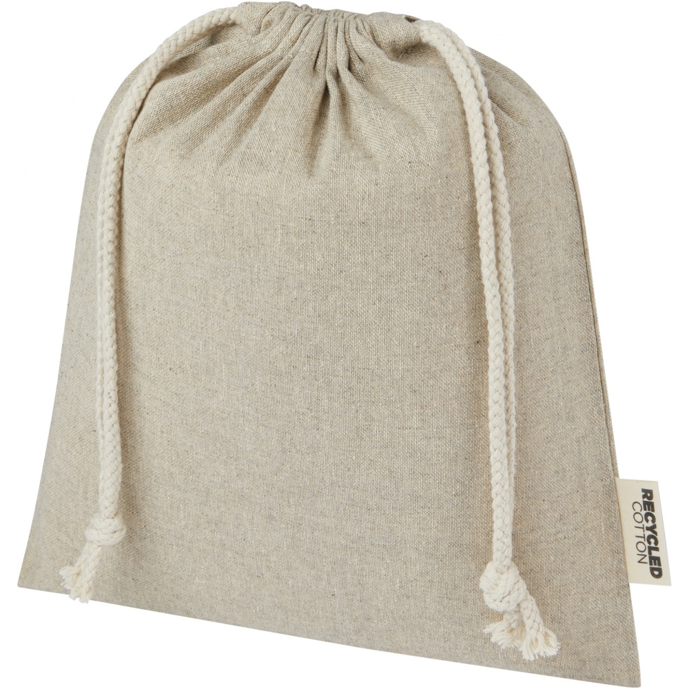 Logotrade advertising product picture of: Pheebs 150 g/m² GRS recycled cotton gift bag medium 1.5L