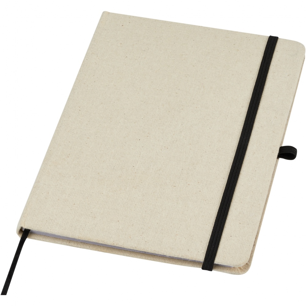 Logo trade promotional merchandise picture of: Tutico organic cotton hardcover notebook