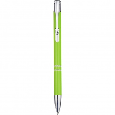 Logo trade promotional giveaway photo of: Moneta recycled aluminium ballpoint pen