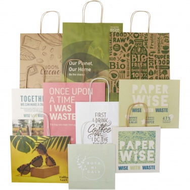 Logo trade business gift photo of: Agricultural waste and kraft paper bags sample box