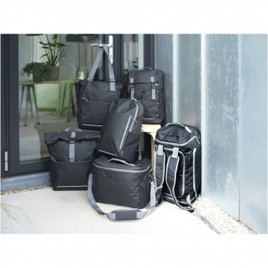 Logo trade promotional item photo of: Aqua 15" GRS recycled water resistant laptop backpack 21L