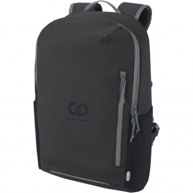 Logotrade promotional merchandise picture of: Aqua 15" GRS recycled water resistant laptop backpack 21L