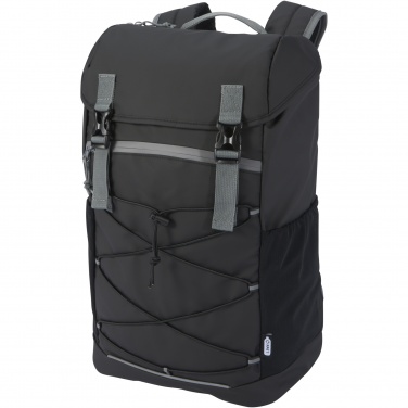 Logo trade promotional products image of: Aqua 15.6" GRS recycled water resistant laptop backpack 23L