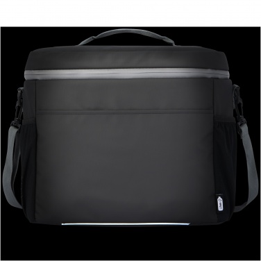 Logo trade promotional giveaway photo of: Aqua 20-can GRS recycled water resistant cooler bag 22L