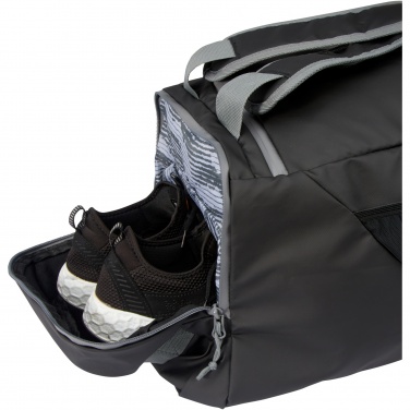 Logo trade promotional gift photo of: Aqua GRS recycled water resistant duffel backpack 35L