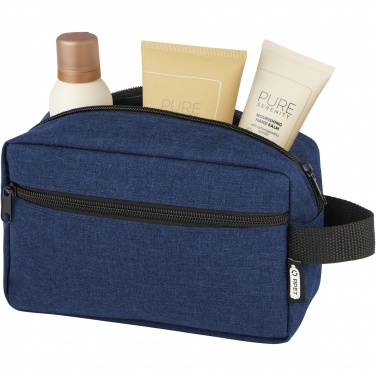 Logo trade corporate gifts image of: Ross GRS RPET toiletry bag 1.5L