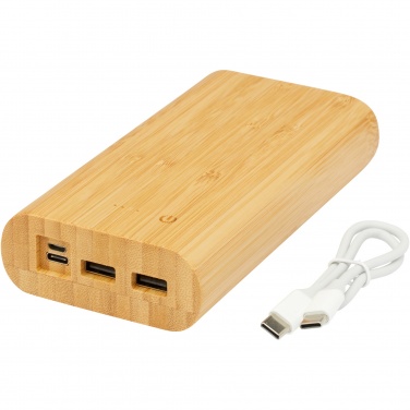 Logotrade advertising product image of: Tulda 20.000 mAh bamboo power bank