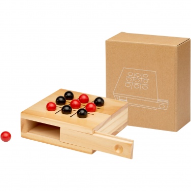 Logotrade promotional giveaway picture of: Strobus wooden tic-tac-toe game