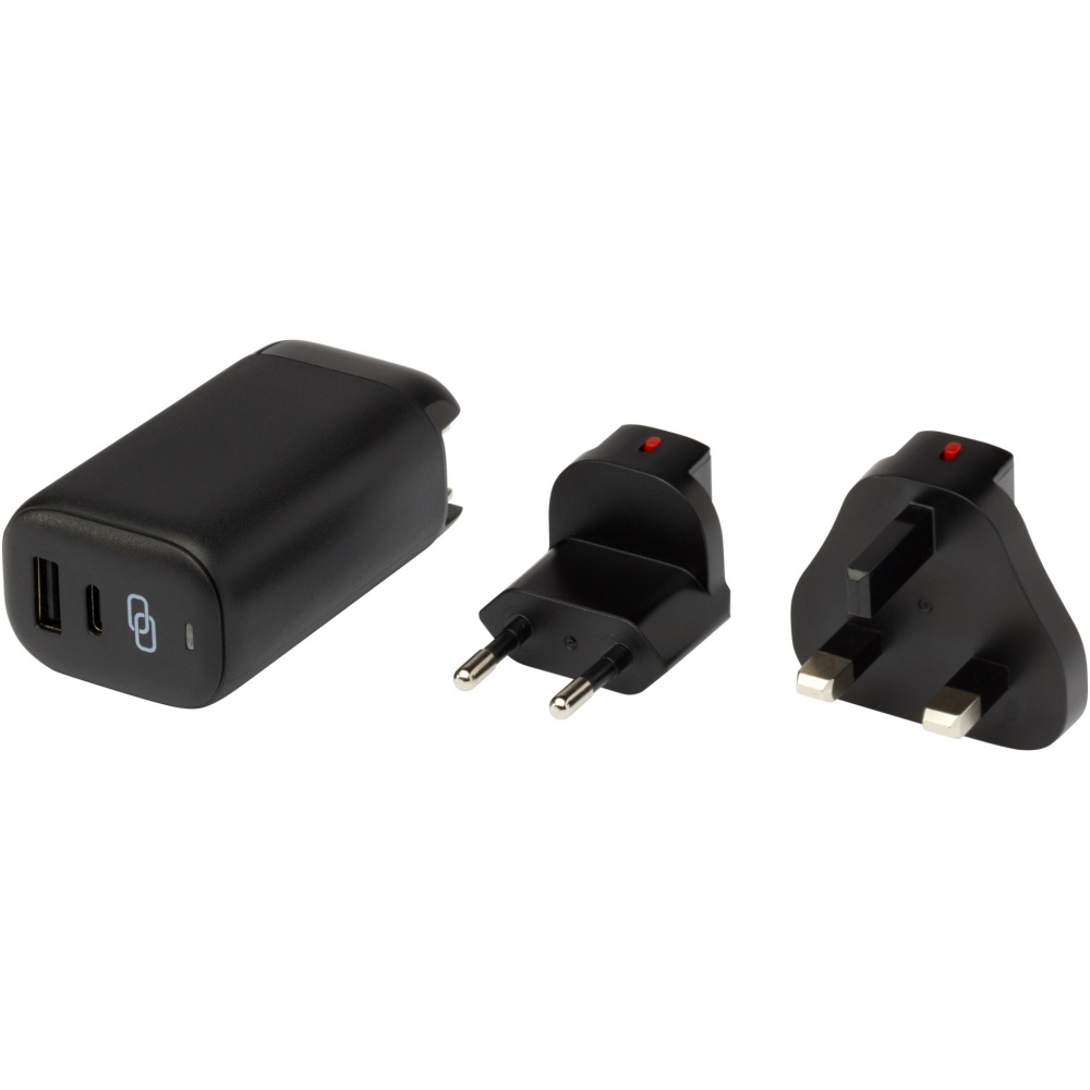 Logotrade advertising product picture of: ADAPT 25W recycled plastic PD travel charger