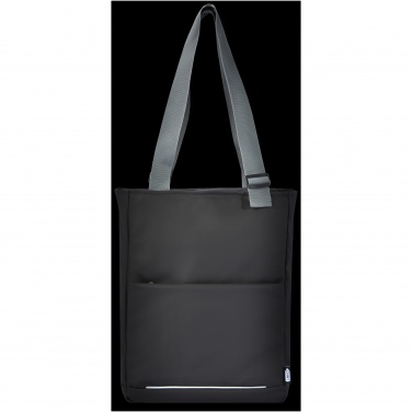 Logo trade promotional merchandise image of: Aqua 14" GRS recycled water resistant laptop tote bag 14L