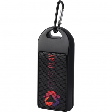 Logo trade corporate gift photo of: Omni 3W IPX4 RCS recycled plastic Bluetooth® speaker
