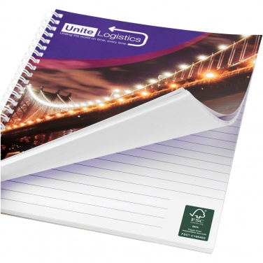 Logotrade promotional giveaways photo of: Desk-Mate® A5 spiral notebook with printed back cover