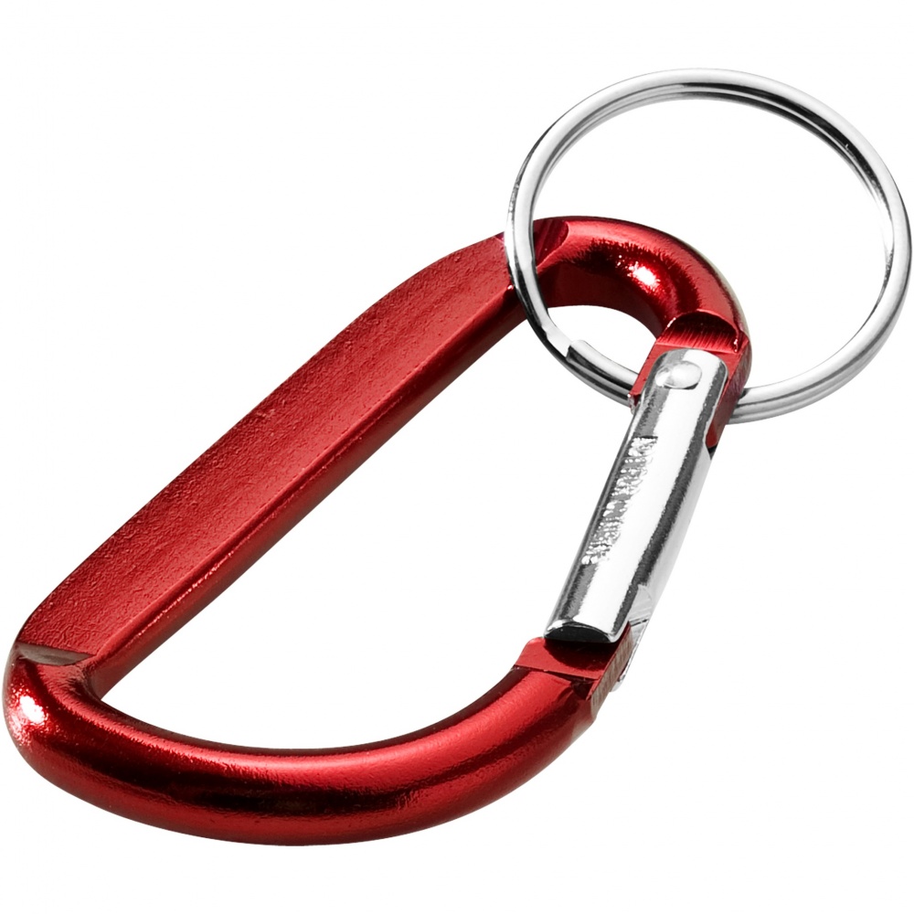 Logotrade promotional merchandise photo of: Timor RCS recycled aluminium carabiner keychain