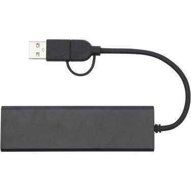 Logotrade advertising product picture of: Rise RCS recycled aluminium USB 2.0 hub
